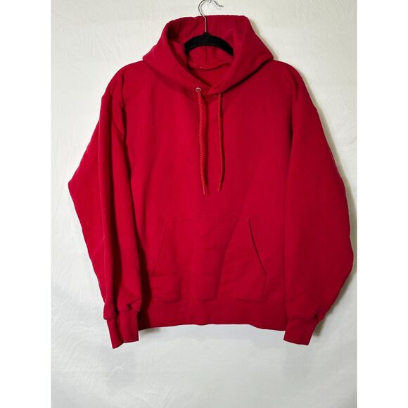 Source Unknown Tops - Women's Outdoor Utility Red Heavy Weight Pull Over Hoodie, Size XL